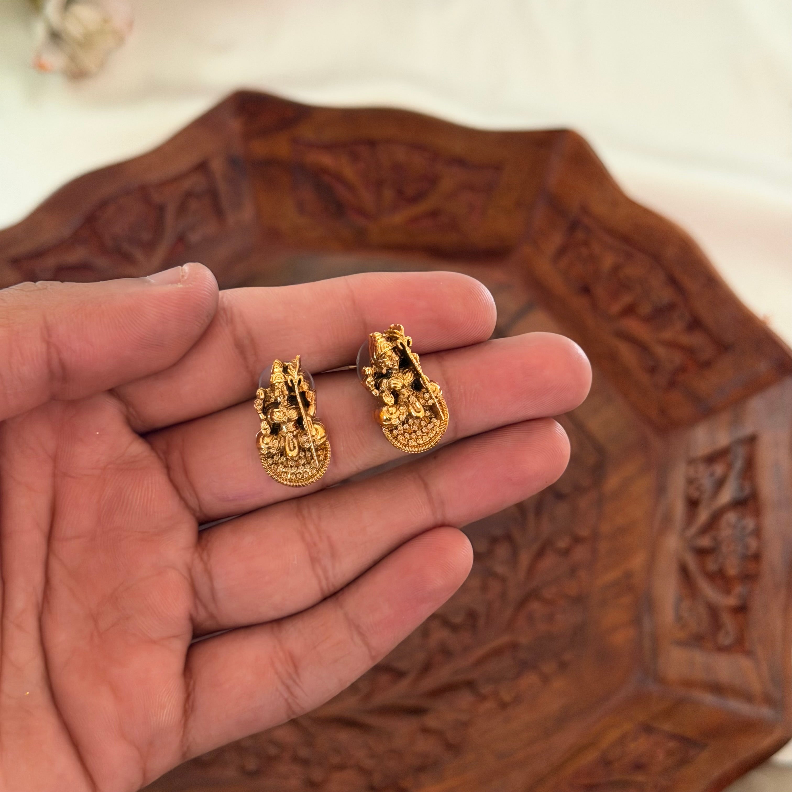Antique Lakhsmi Necklace AN178 Anvika Jewels