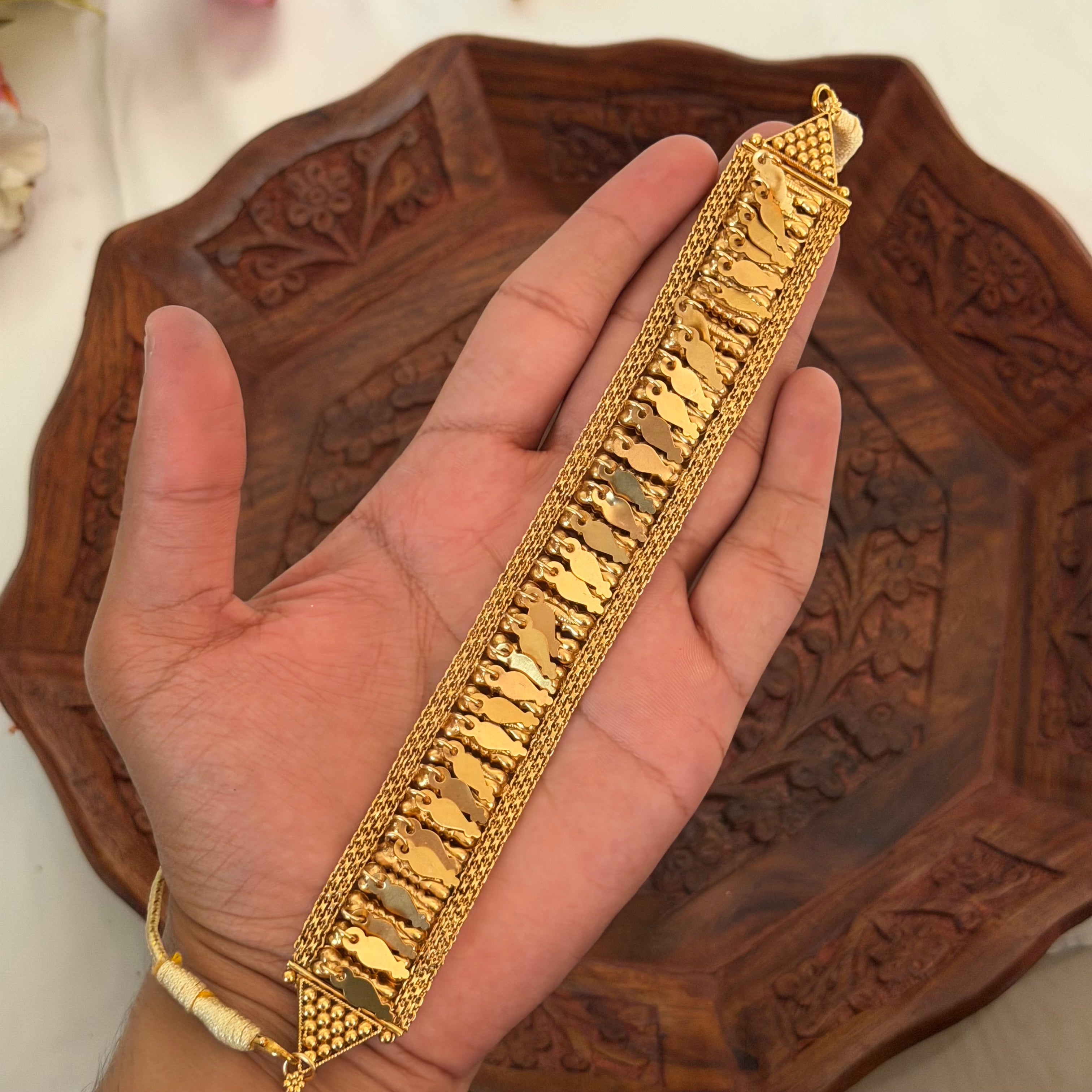 Elakkathali Necklace AN174 Anvika Jewels