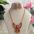 Ruby Stone Gandaberunda Pendant AN275 Anvika Jewels