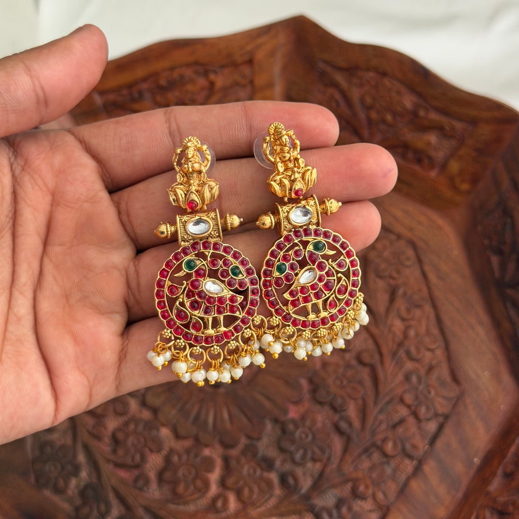 Ruby Kundan Necklace AN265 Anvika Jewels