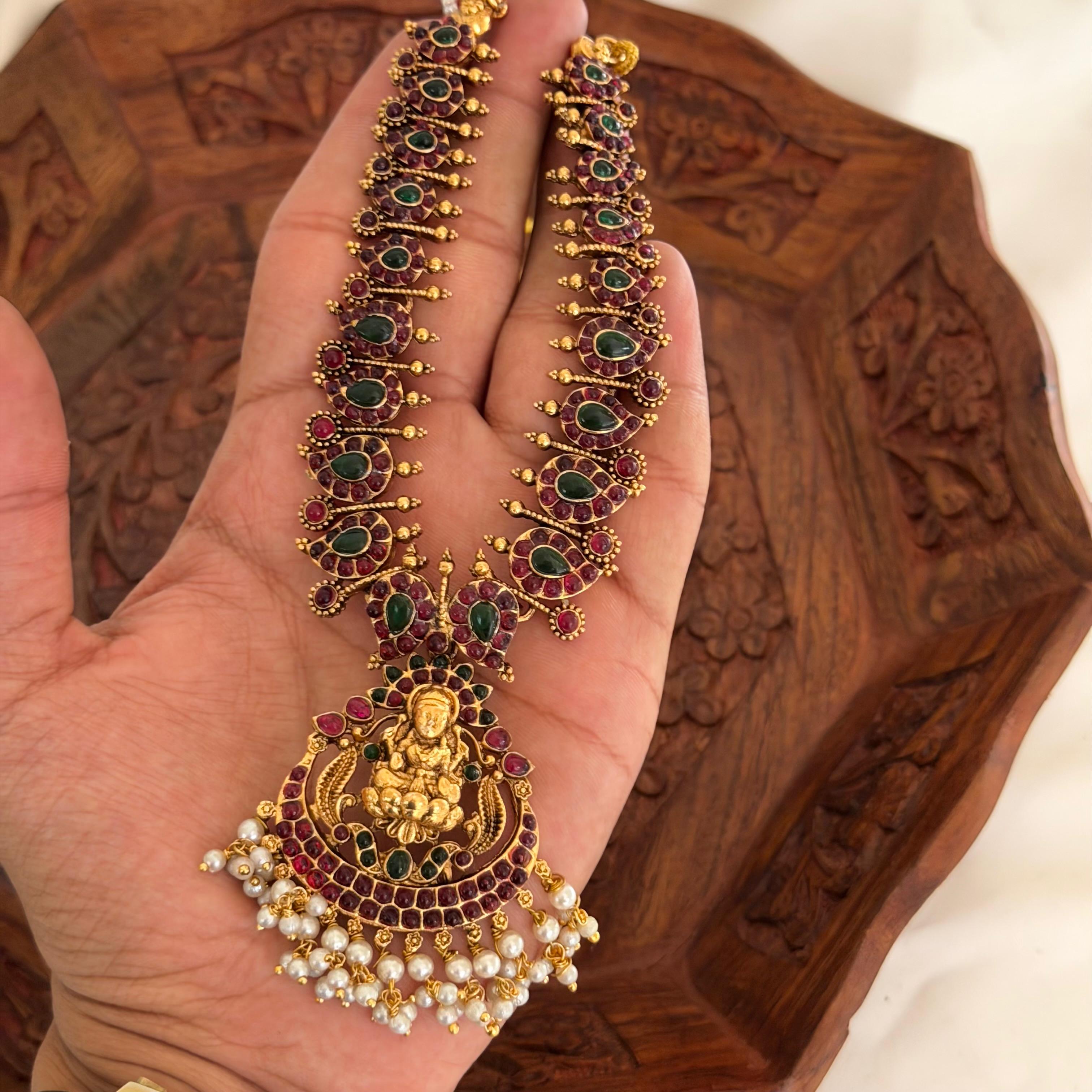 Lakshmi Kemp Necklace AN84 Anvika Jewels
