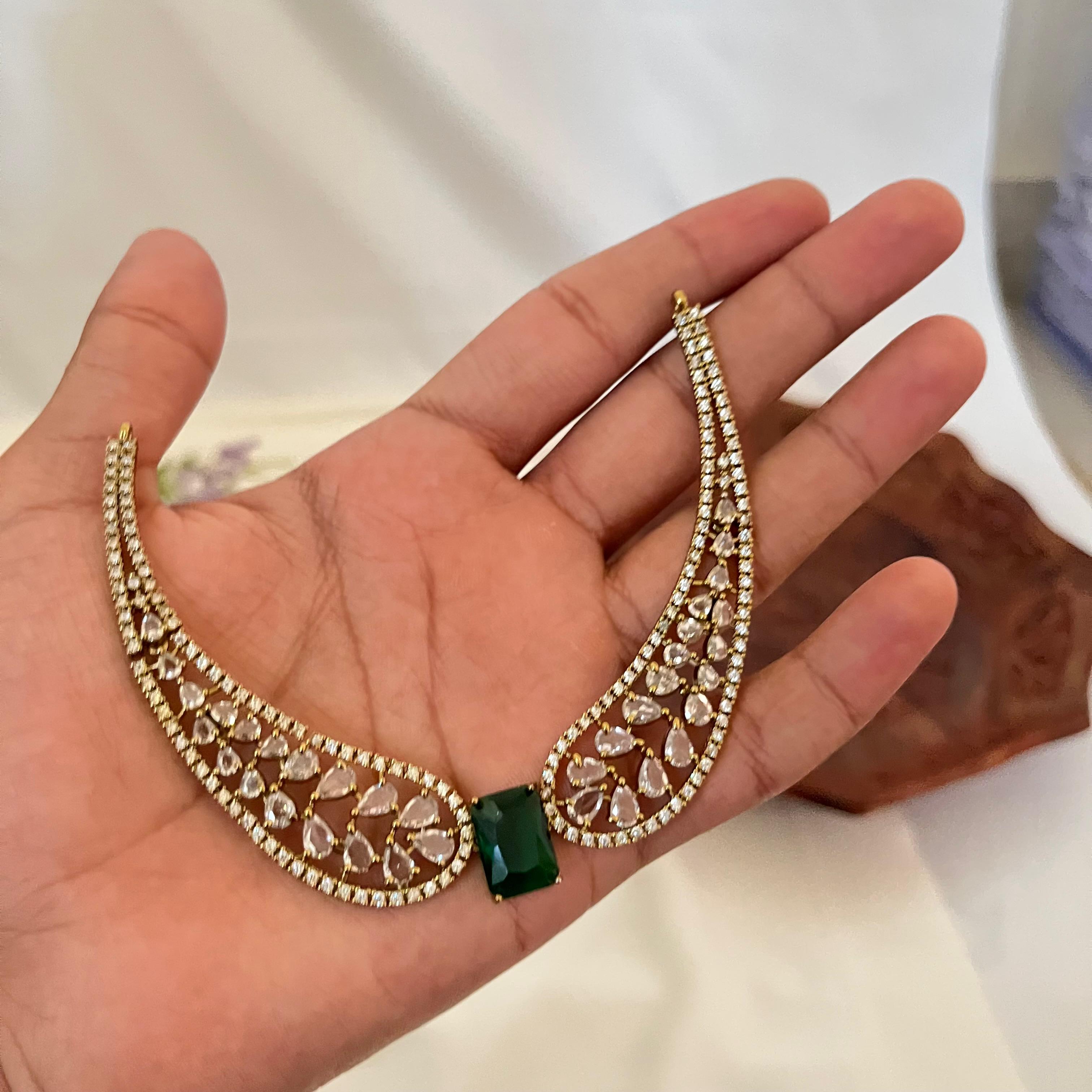 Victorian Emerald AD Necklace VN06