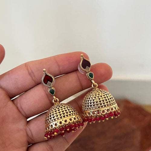 Antique Beaded Jhumka AJ01