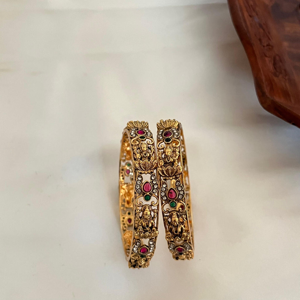 Antique Lakshmi Stone Bangles AB13