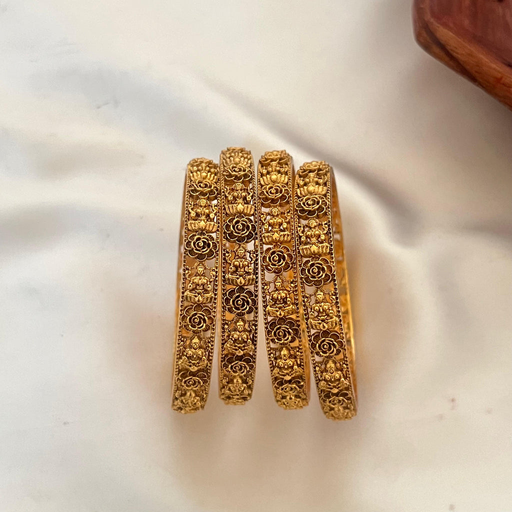 Antique Lakshmi Floral Bangles AB06