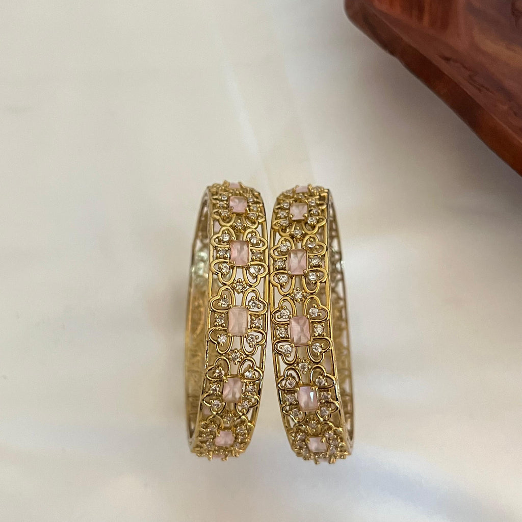 Blush Pink Designer Bangles VB02