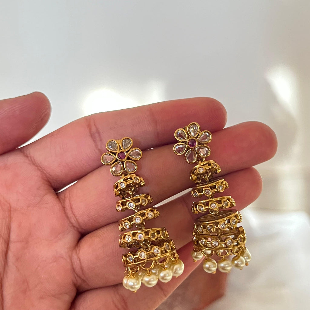 Antique Multi-Layer Jhumka AJ17