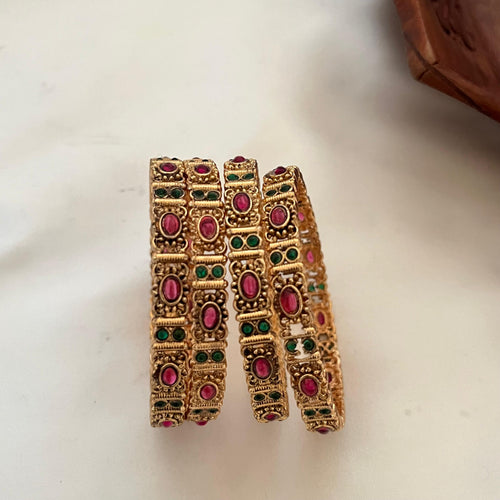 Antique Multi Color Bangles Set AB05