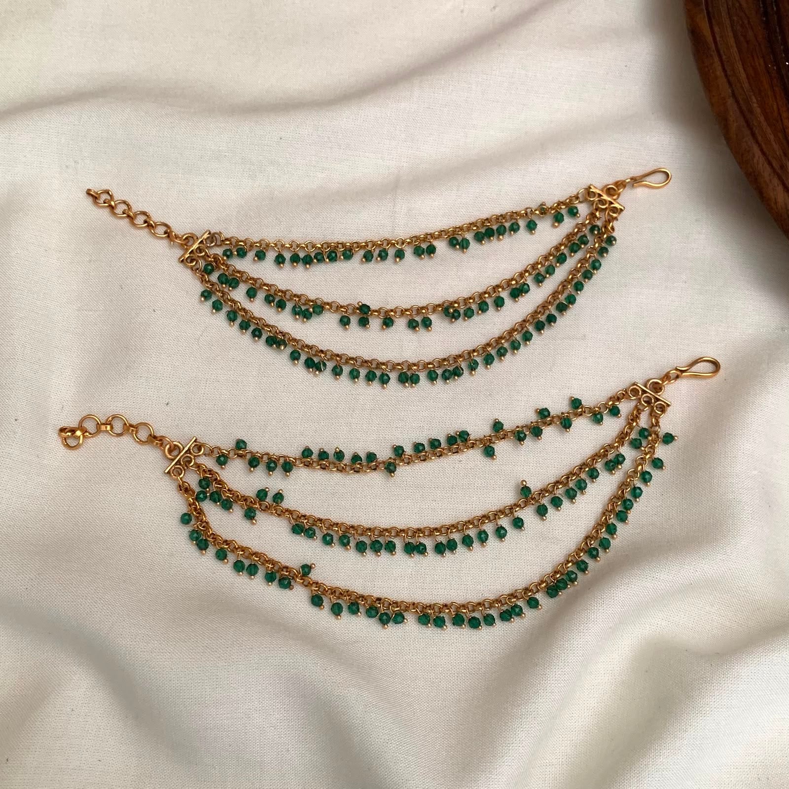 Antique Green Mattal AN03 Anvika Jewels