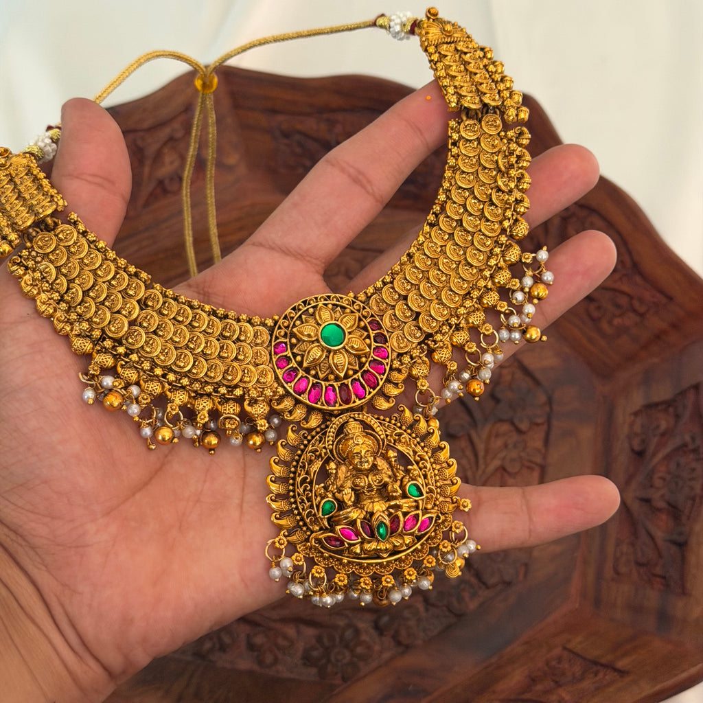 Premium Lakshmi Necklace AN205 Anvika Jewels