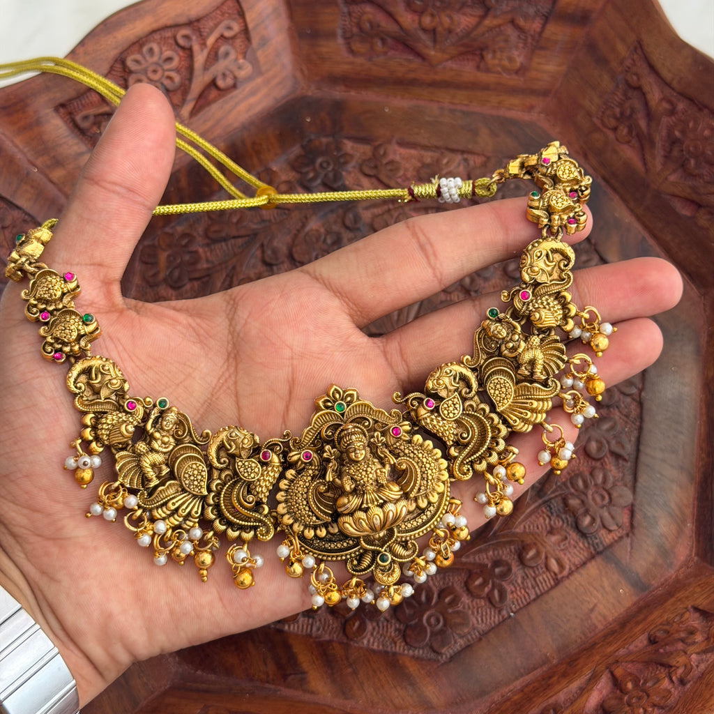 Antique Lakshmi Choker AN255 Anvika Jewels