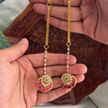 Jadau Studs+Single Layer Mattal AJ34 Anvika Jewels
