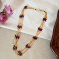 Multicolour Beaded Necklace AN190 Anvika Jewels
