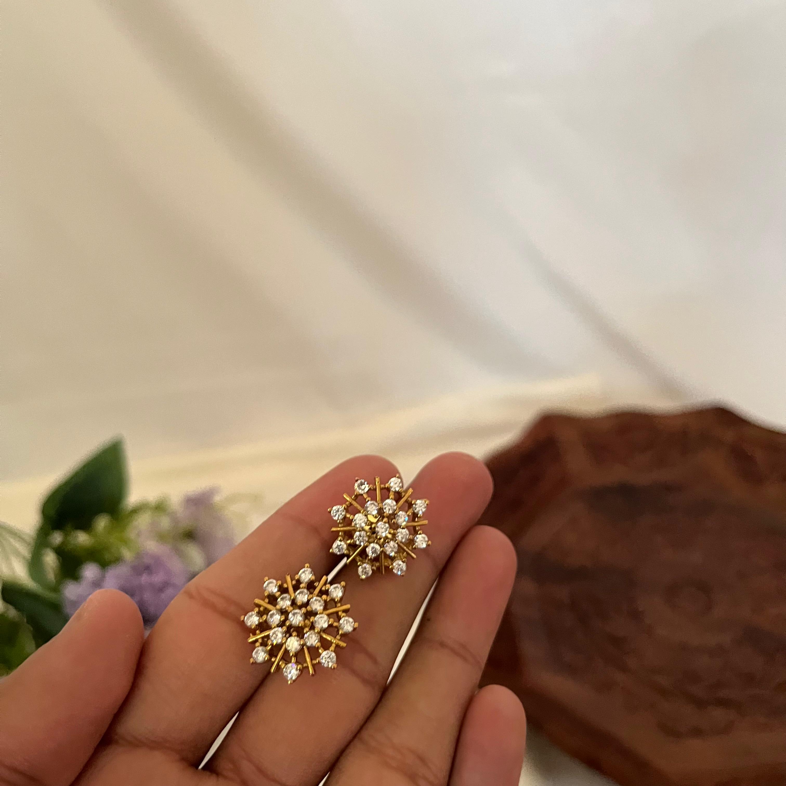 Victorian Floral Drop AD Necklace VN10