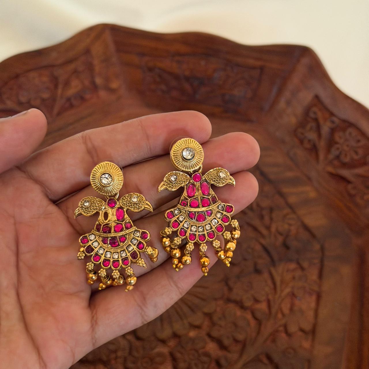 Gandaberunda Pendant Set Anvika Jewels