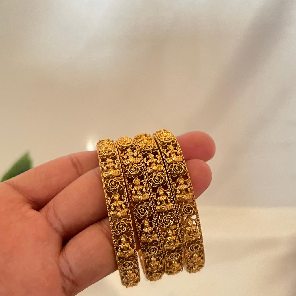 Antique Lakshmi Floral Bangles AB06