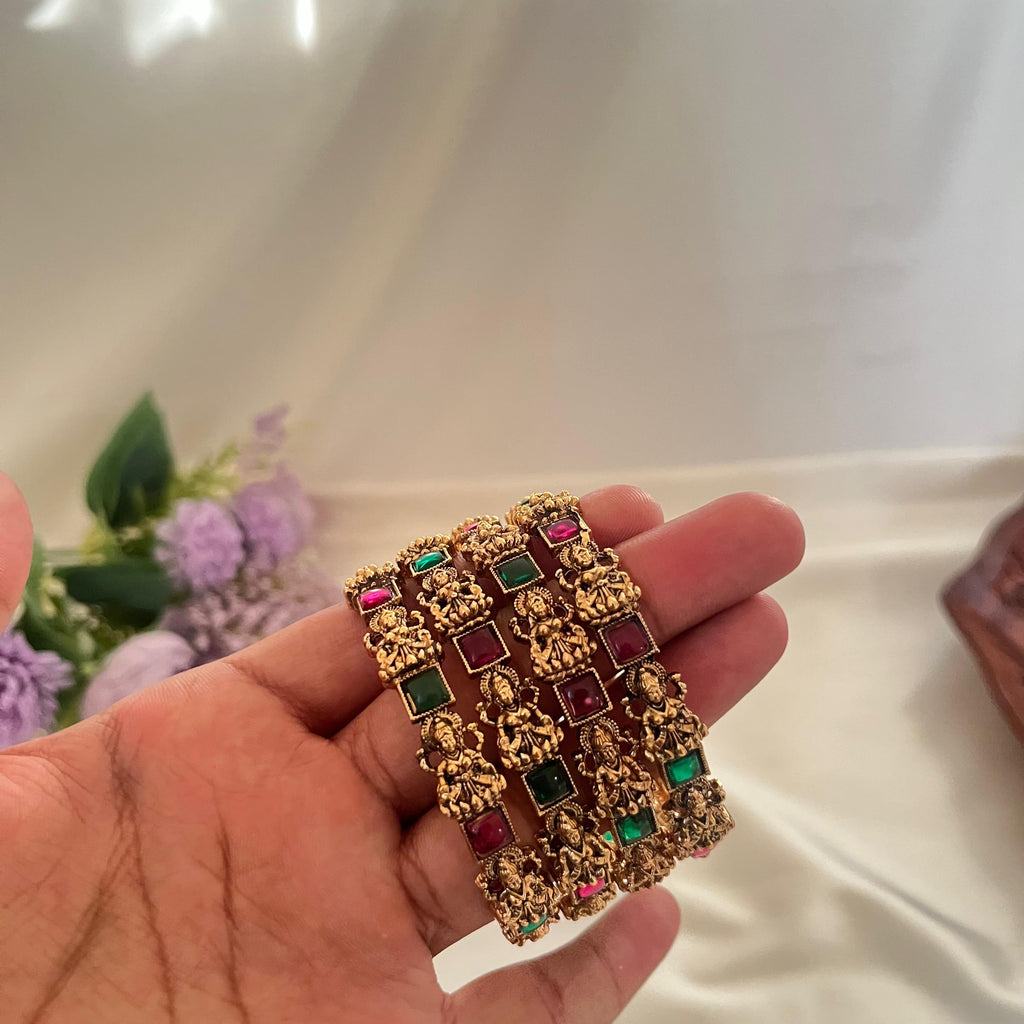 Antique Lakshmi Stone Bangles AB08