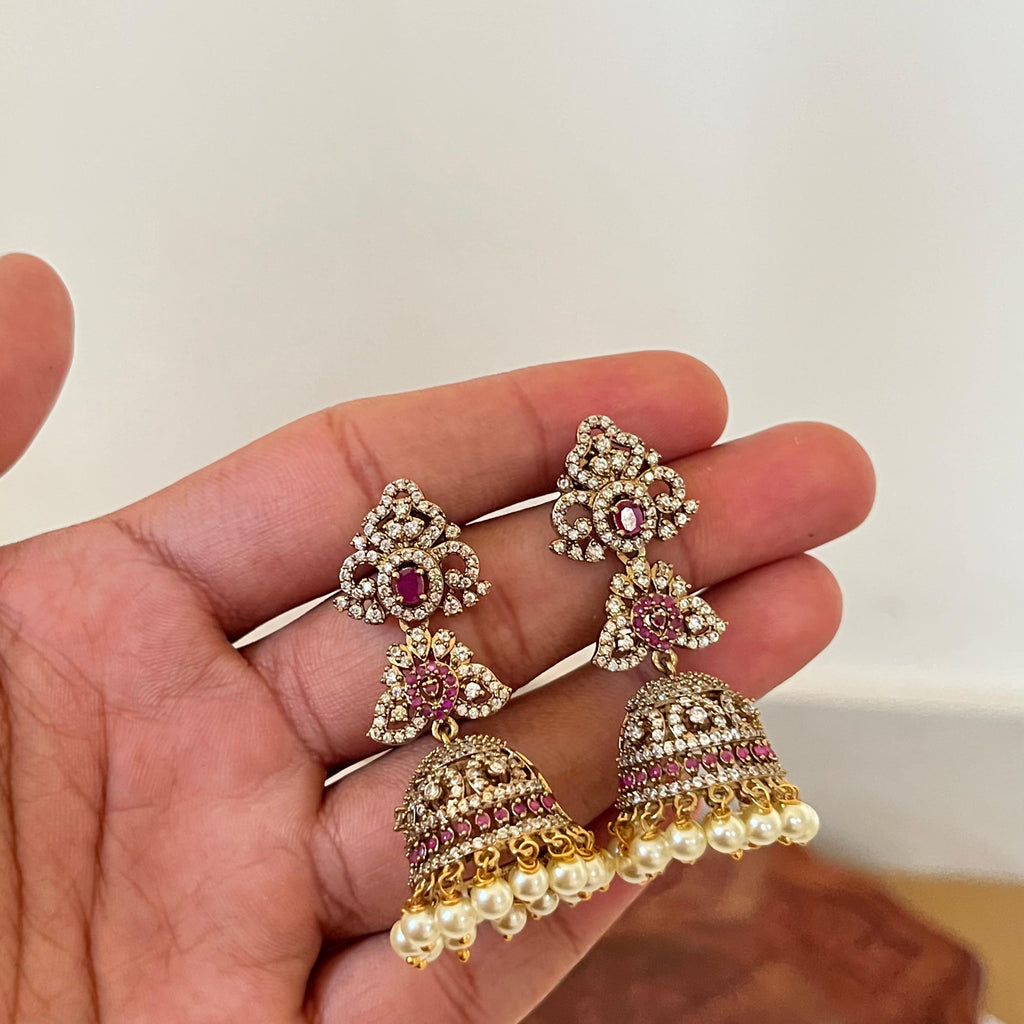 Victorian Pearl Jhumka VJ02