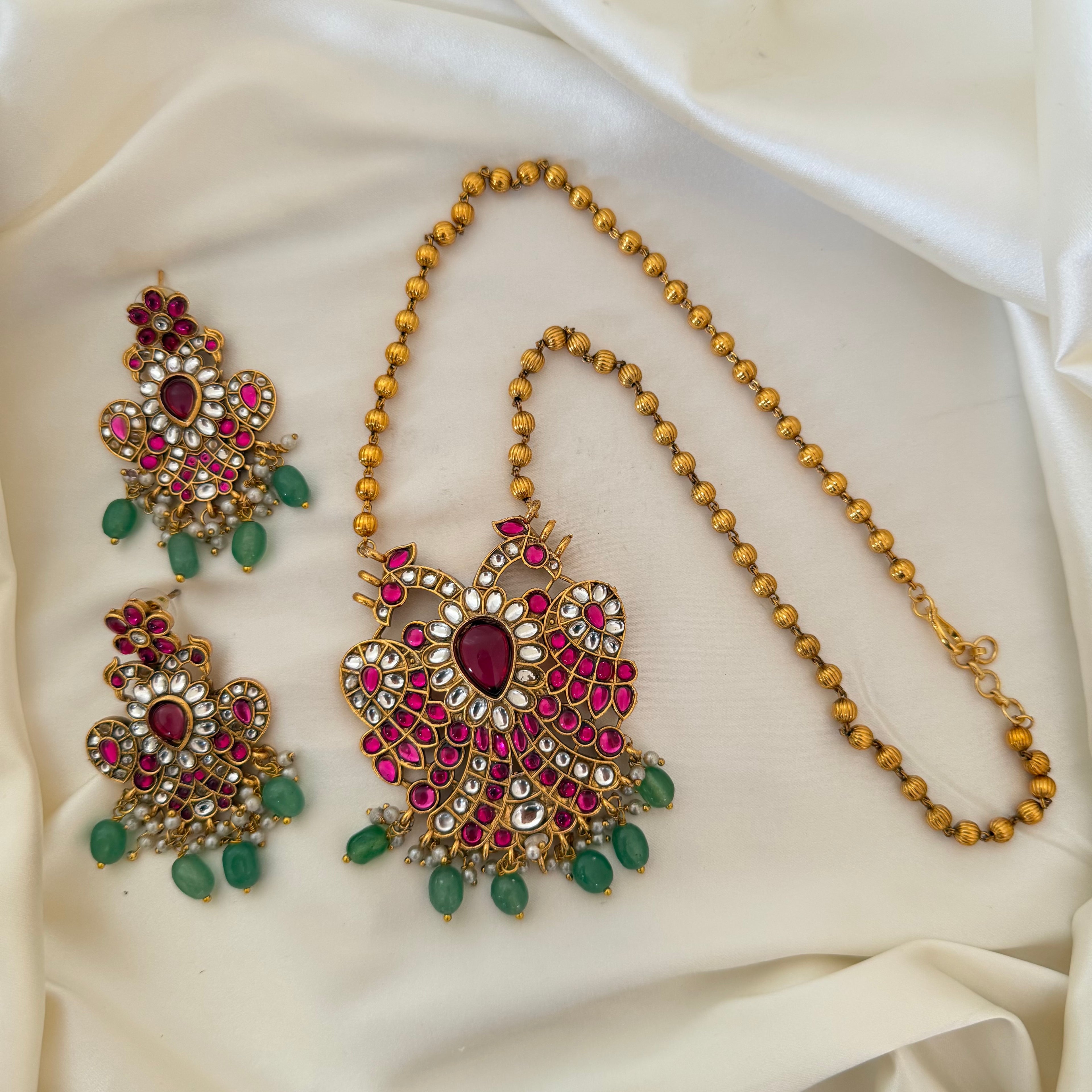 Premium Gandaberunda Pendant AN158 Anvika Jewels