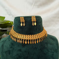 Gold Finish Elakkathali AN173 Anvika Jewels