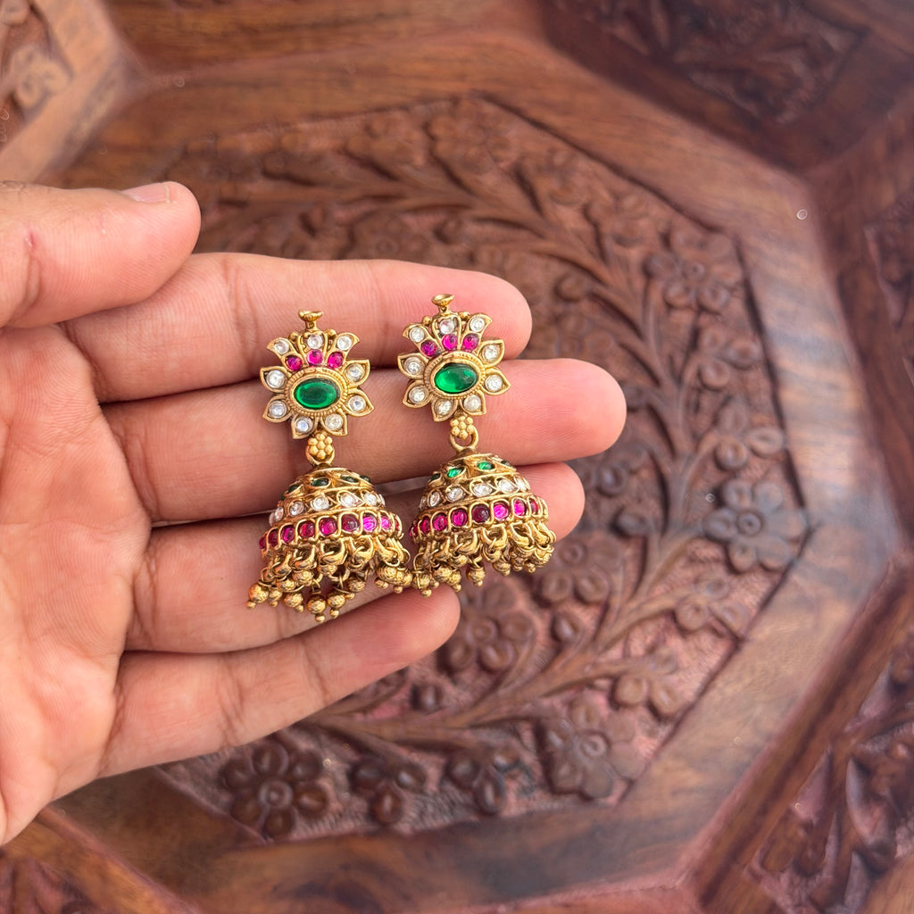 Double Chain Premium Pendant AN276 Anvika Jewels