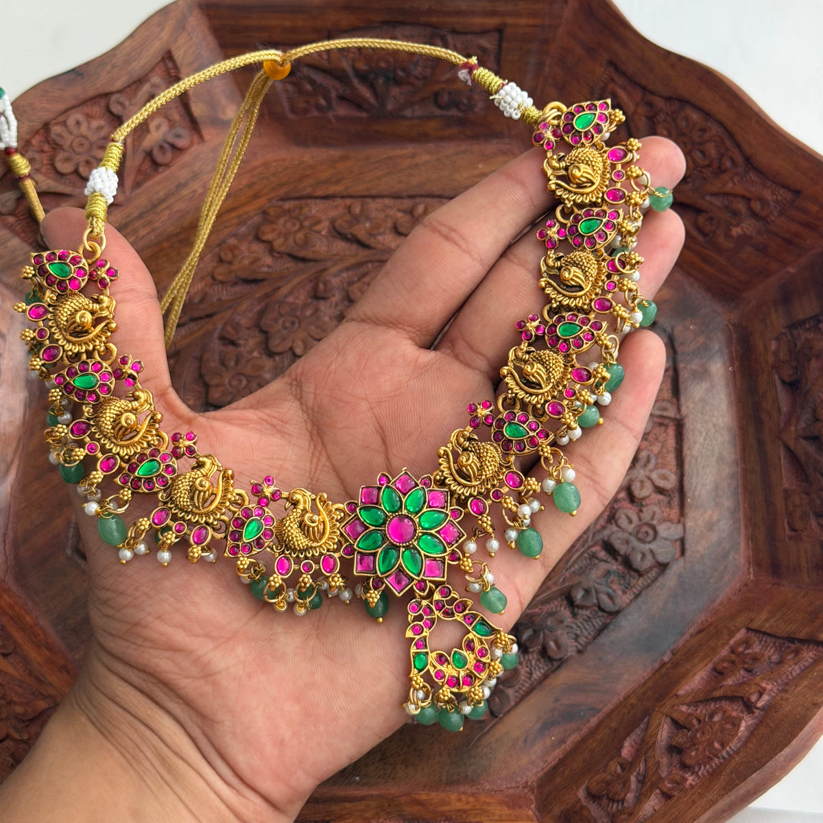 Premium Kundan Necklace AN267 Anvika Jewels