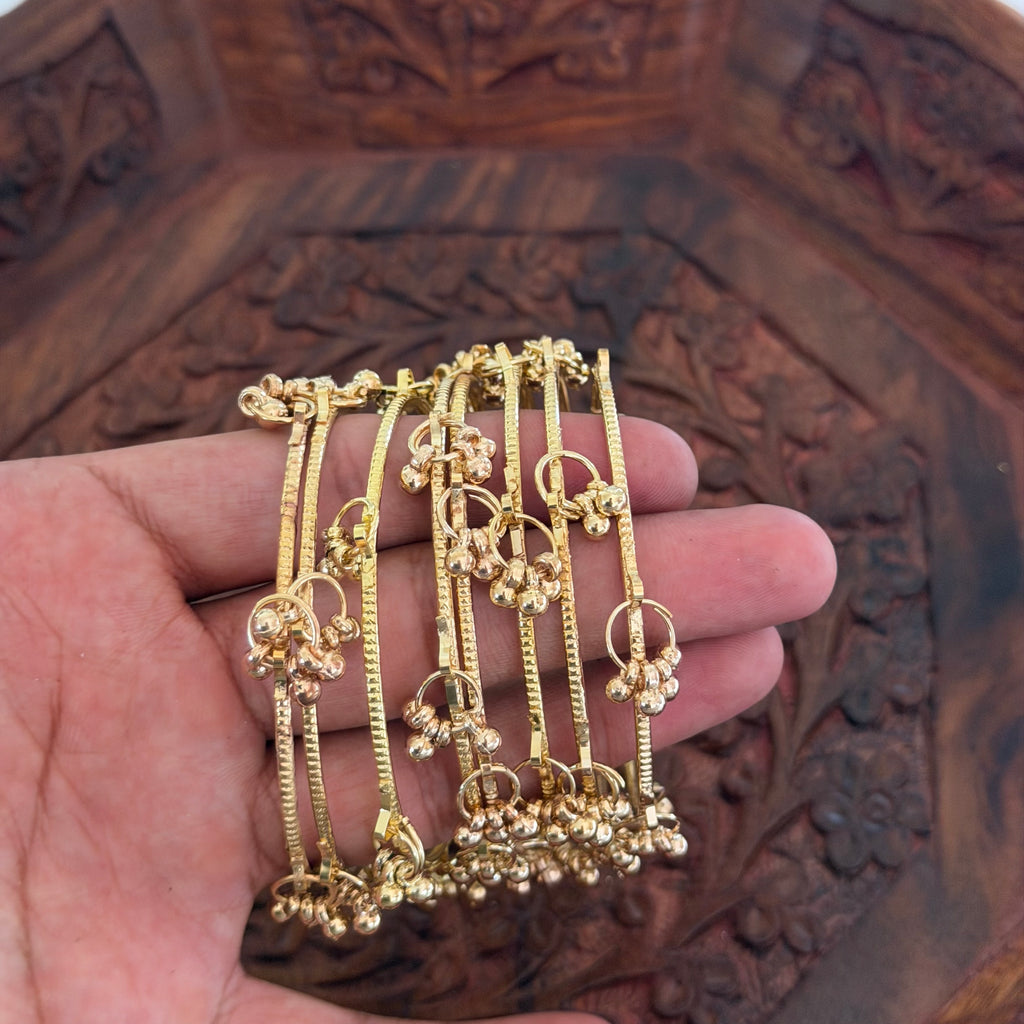 Kashmiri Ghungroo Bangles Set (8 Pieces) AB16 Anvika Jewels