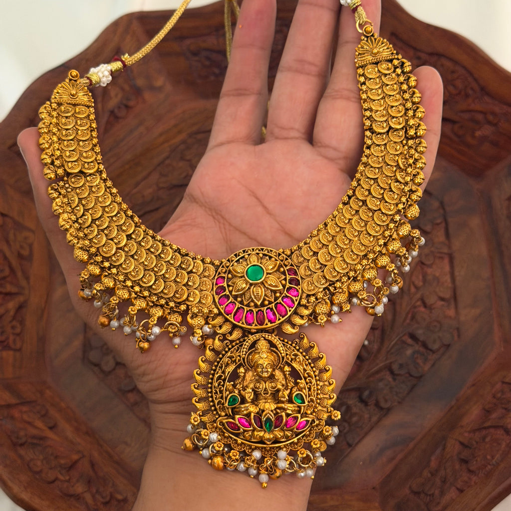 Premium Lakshmi Necklace AN205 Anvika Jewels