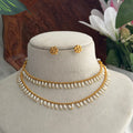 Rice Beads 2 Layer Necklace AN291 Anvika Jewels