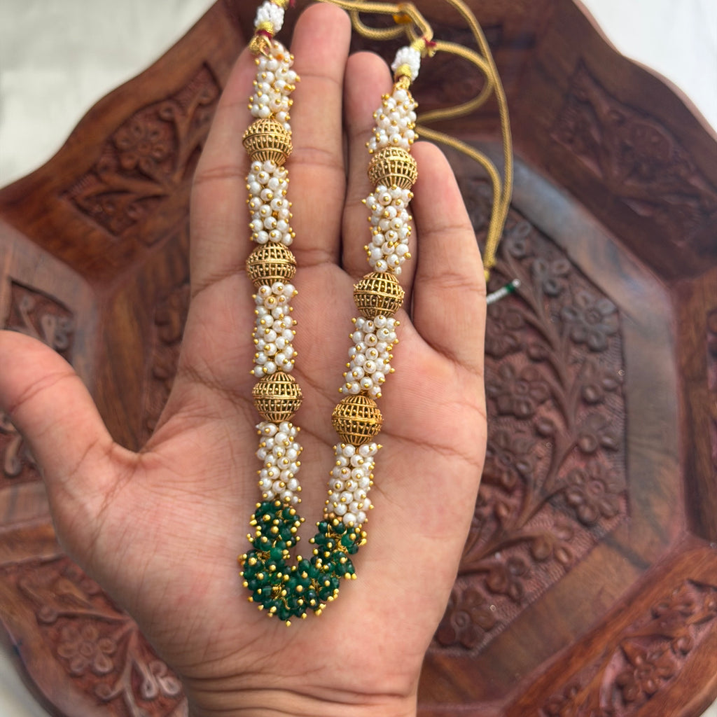 Antique Multi Colour Necklace AN277 Anvika Jewels