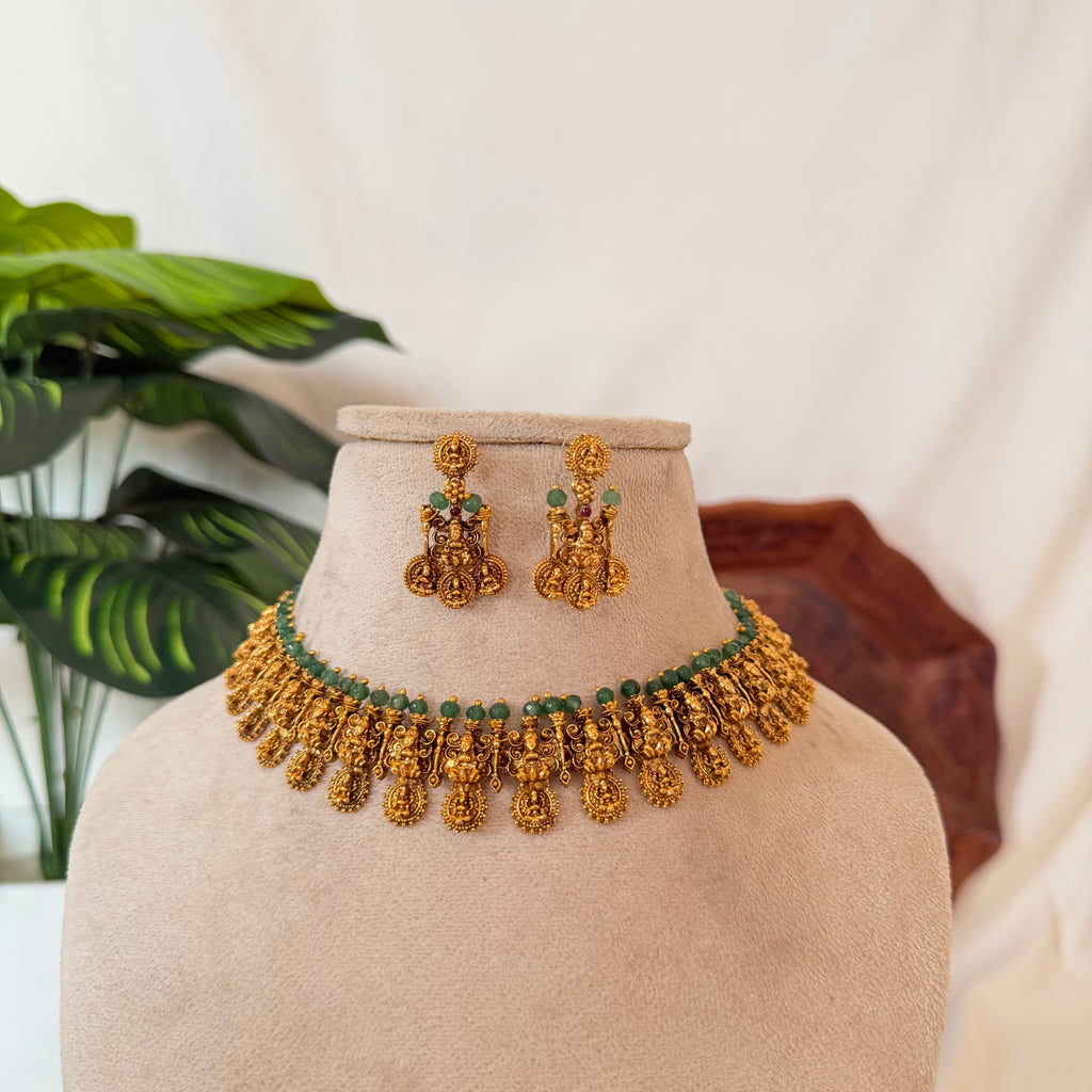 Lakshmi Coin Choker AN159 Anvika Jewels