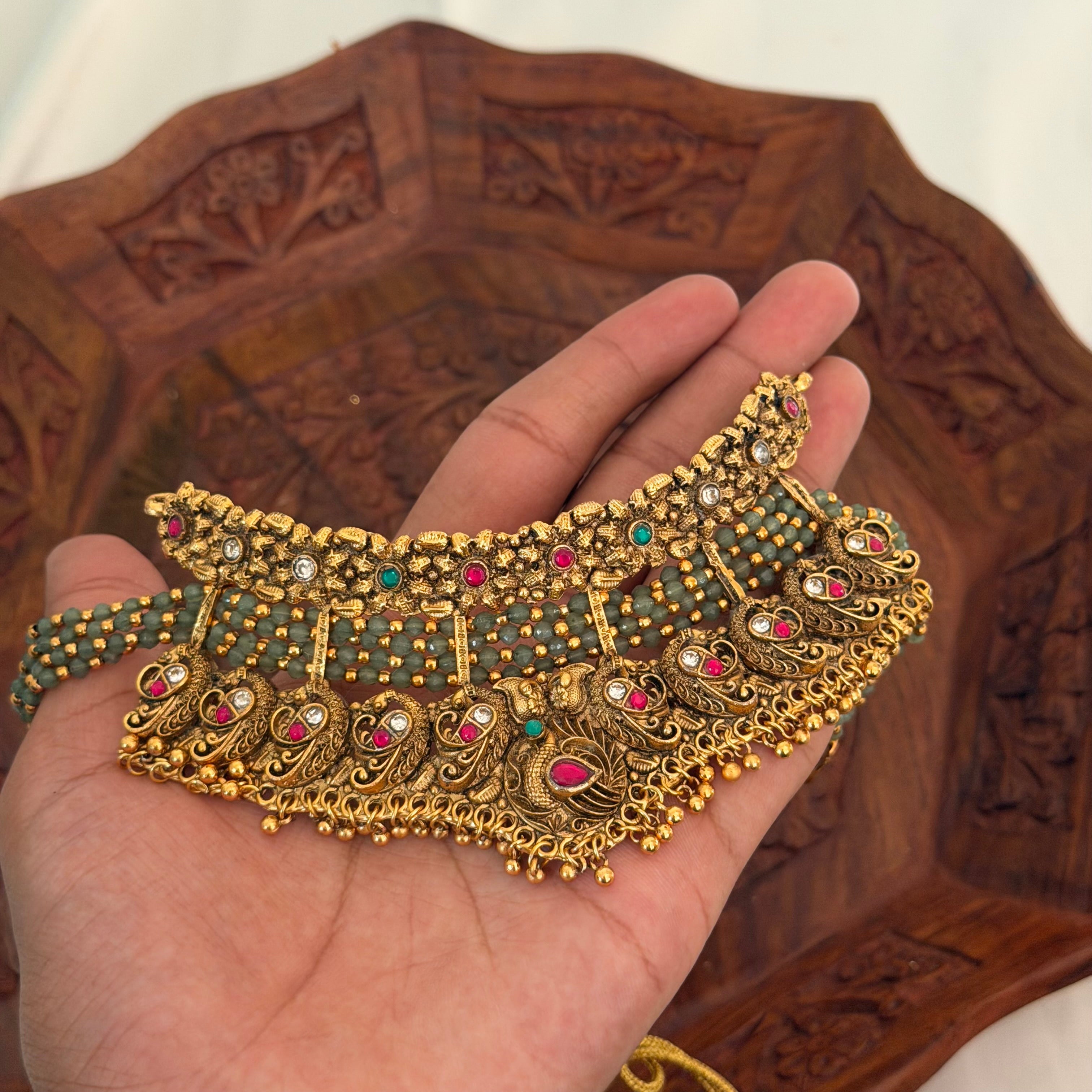 Premium Antique Choker AN203 Anvika Jewels