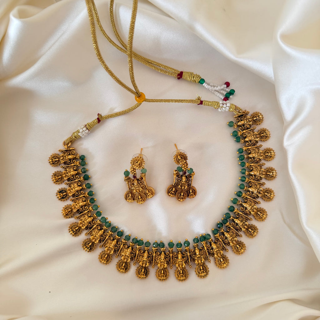 Lakshmi Coin Choker AN159 Anvika Jewels