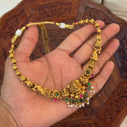 Antique Lakshmi Necklace AN224 Anvika Jewels