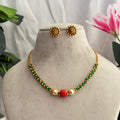 Simple Coral Necklace AN288 Anvika Jewels