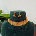 Premium Antique Beaded Choker AN122 Anvika Jewels