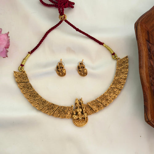Antique Lakhsmi Necklace AN178 Anvika Jewels