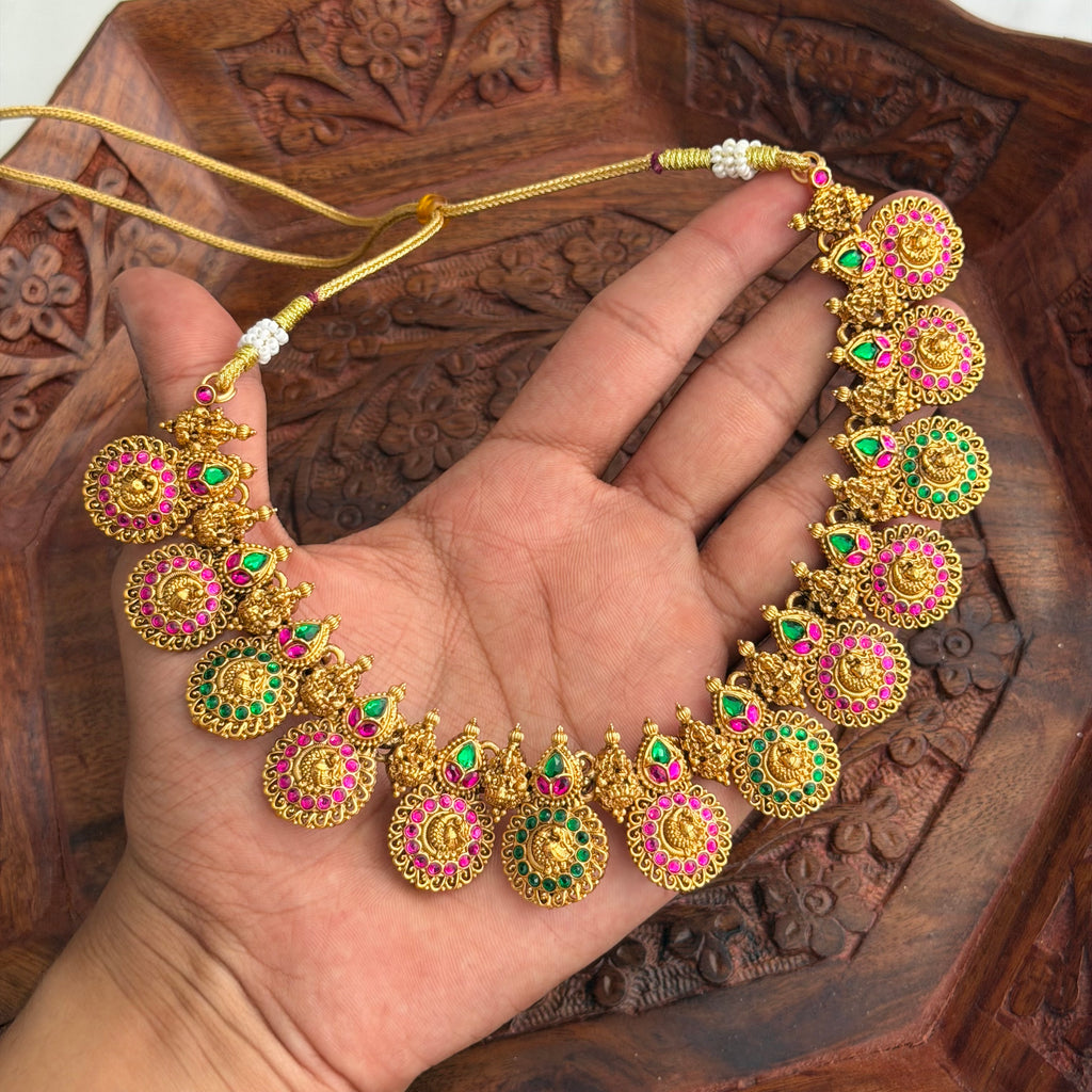 Kundan Multicolour Choker AN263 Anvika Jewels