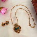 Heart Stone Pendant AN144 Anvika Jewels