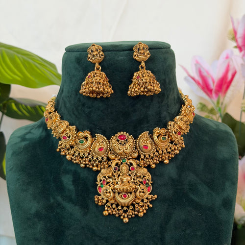 Antique Lakshmi Necklace AN221 Anvika Jewels