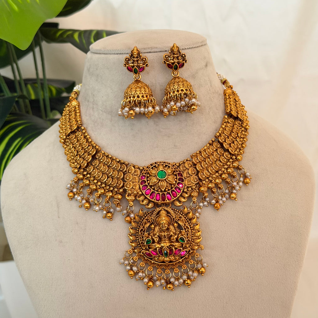 Premium Lakshmi Necklace AN205 Anvika Jewels