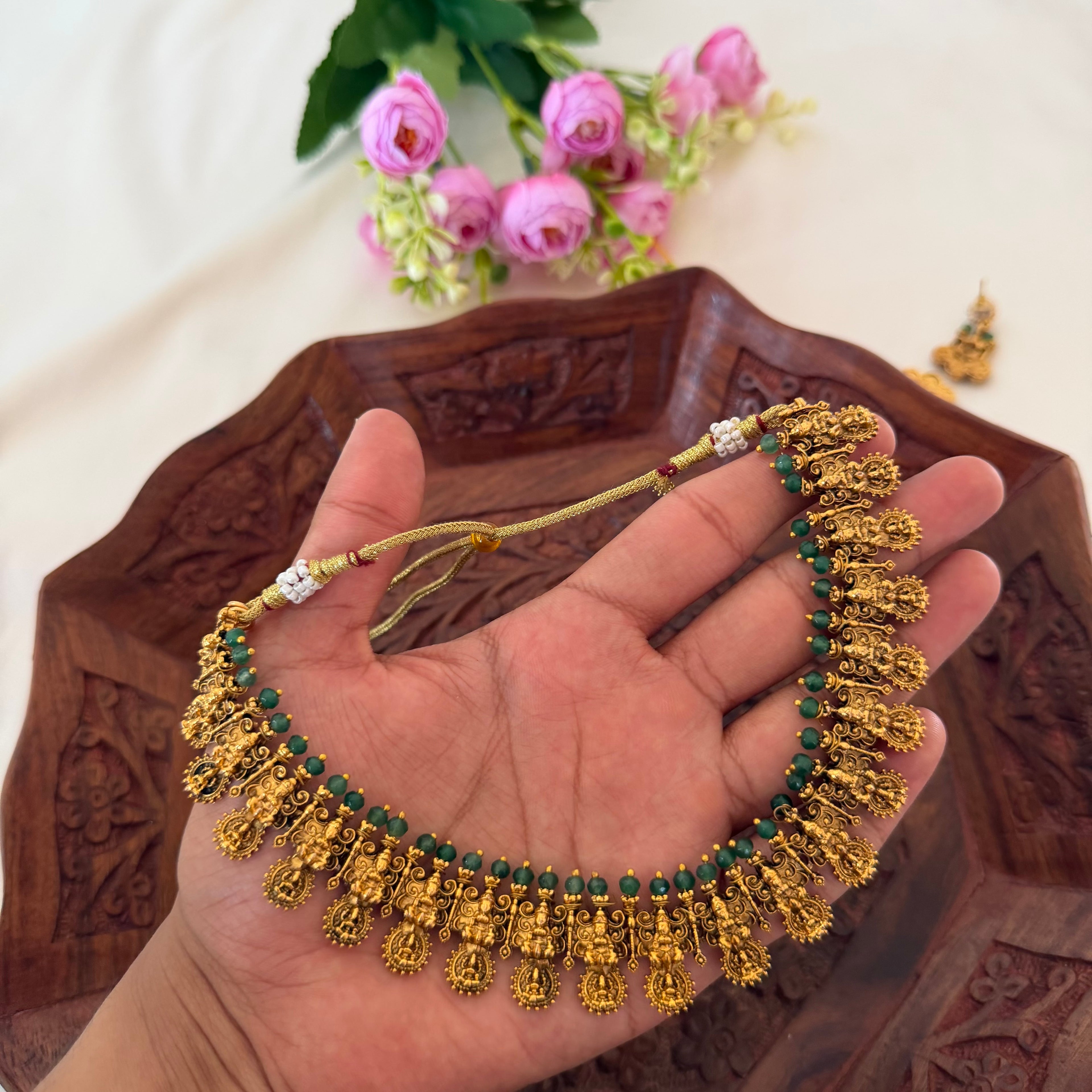 Lakshmi Coin Choker AN159 Anvika Jewels
