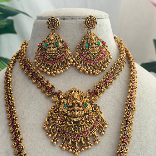 Antique Lakshmi Combo Set CS55 Anvika Jewels