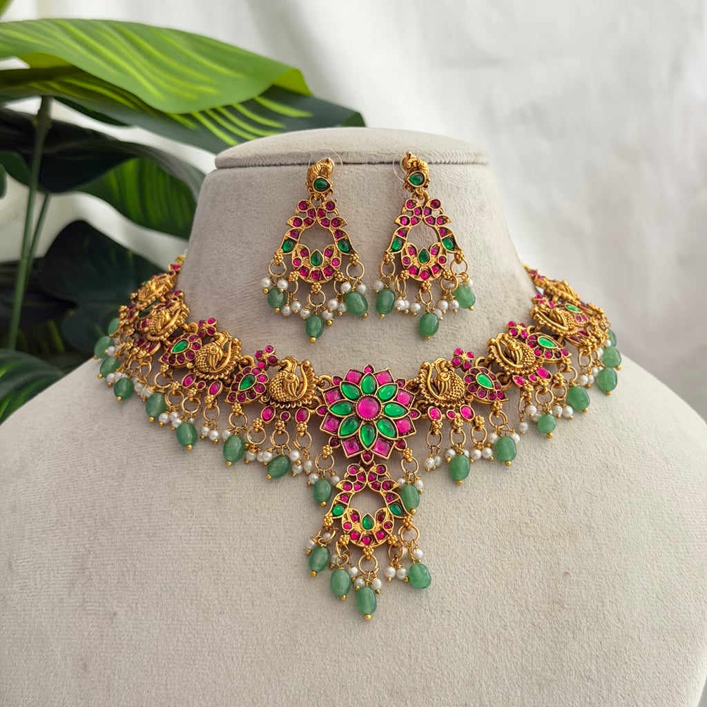 Premium Kundan Necklace AN267 Anvika Jewels
