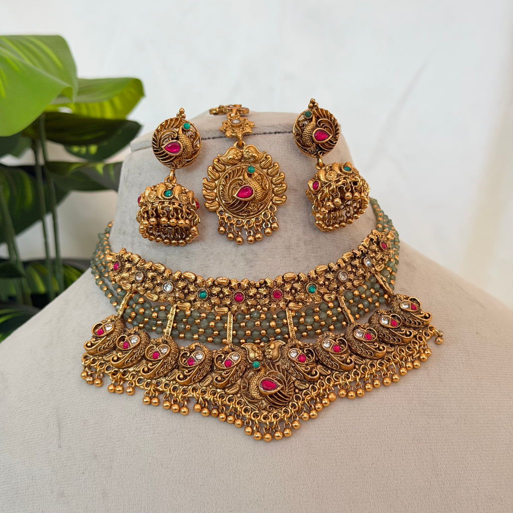 Premium Antique Choker AN203 Anvika Jewels