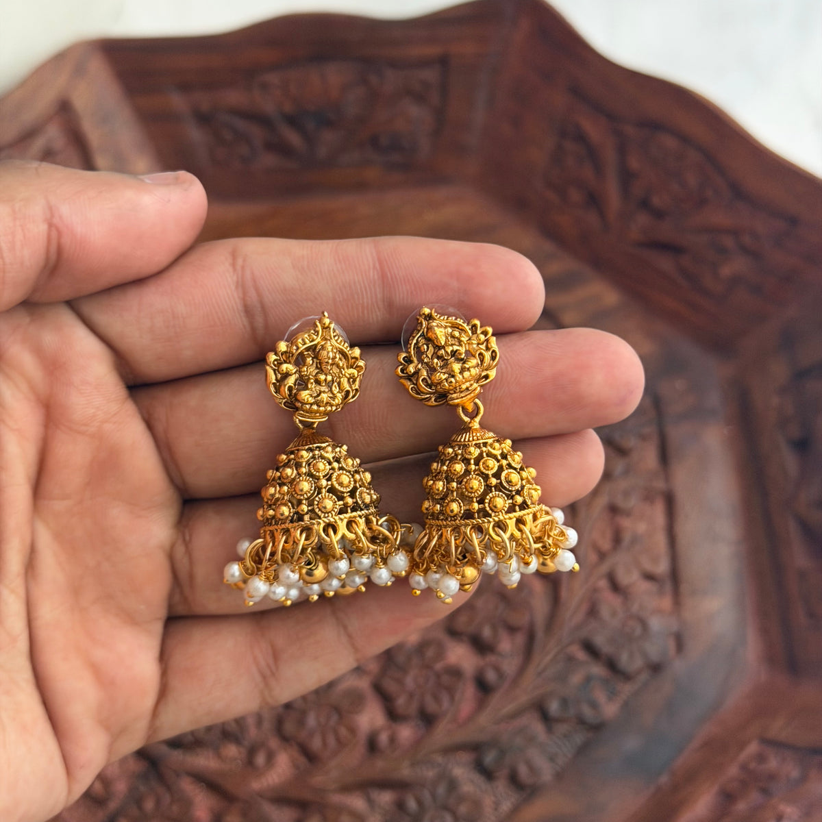 Antique Lakshmi Necklace AN268 Anvika Jewels