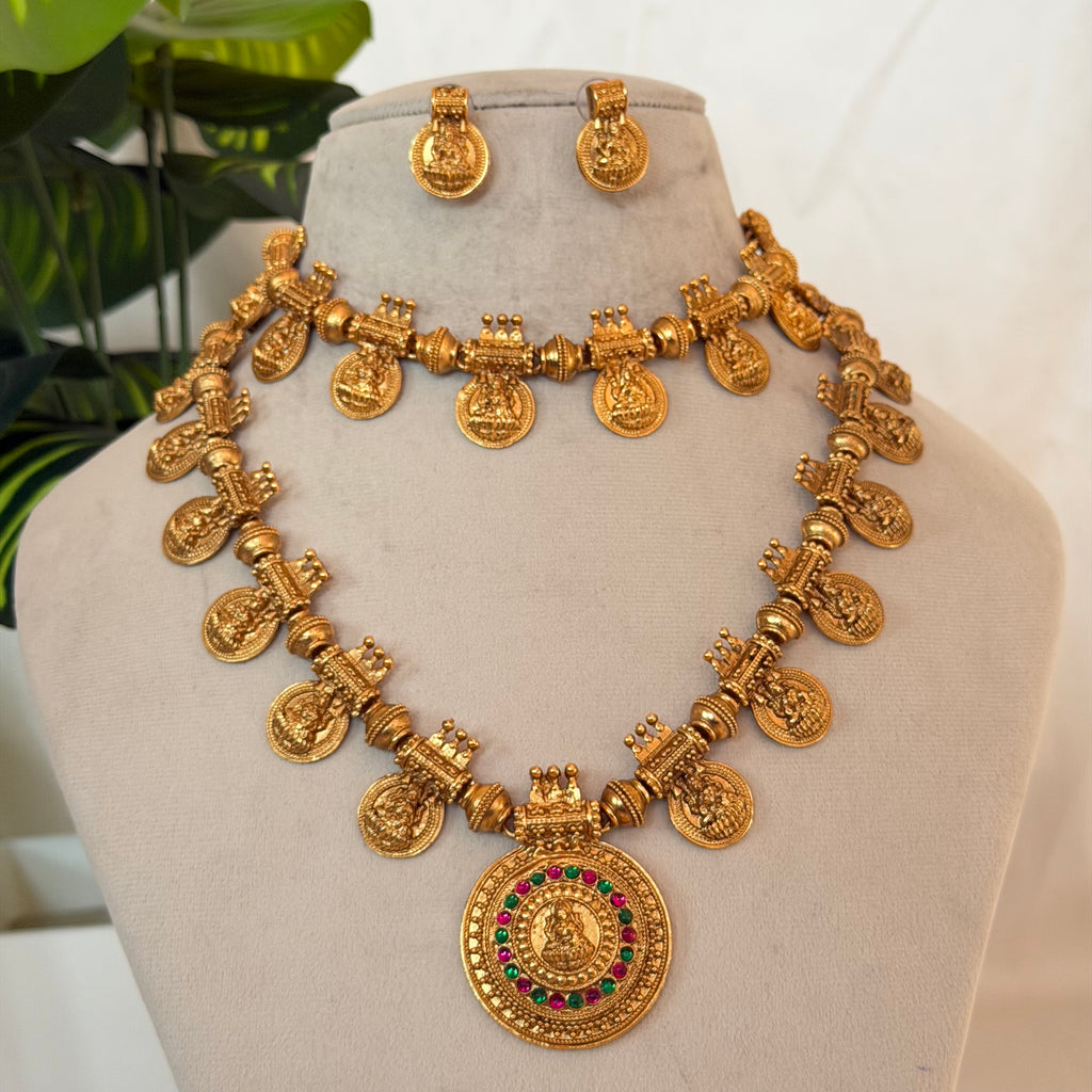 Lakshmi Coin Combo Set box CS35 Anvika Jewels