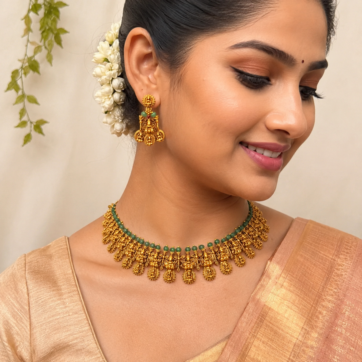 Lakshmi Coin Choker AN159 Anvika Jewels