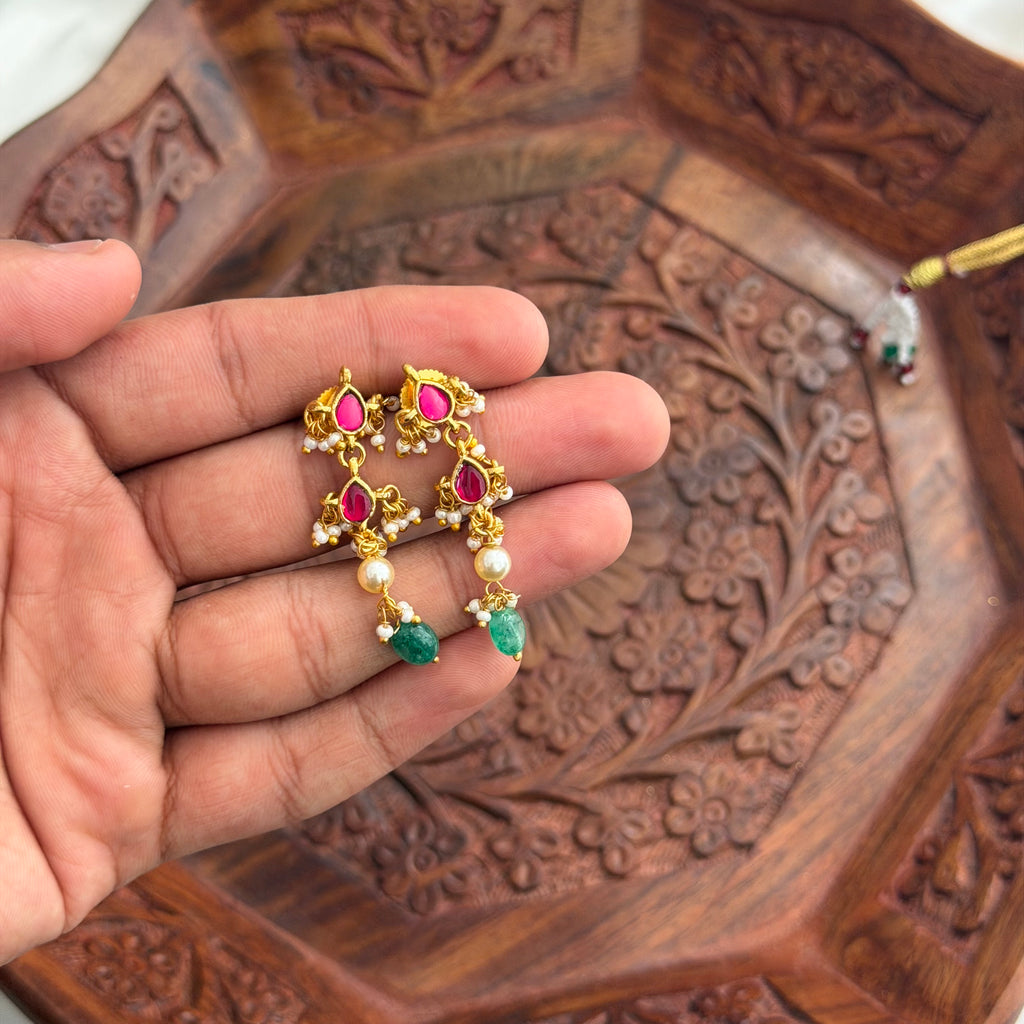 Jadau Kundan Necklace AL14 Anvika Jewels