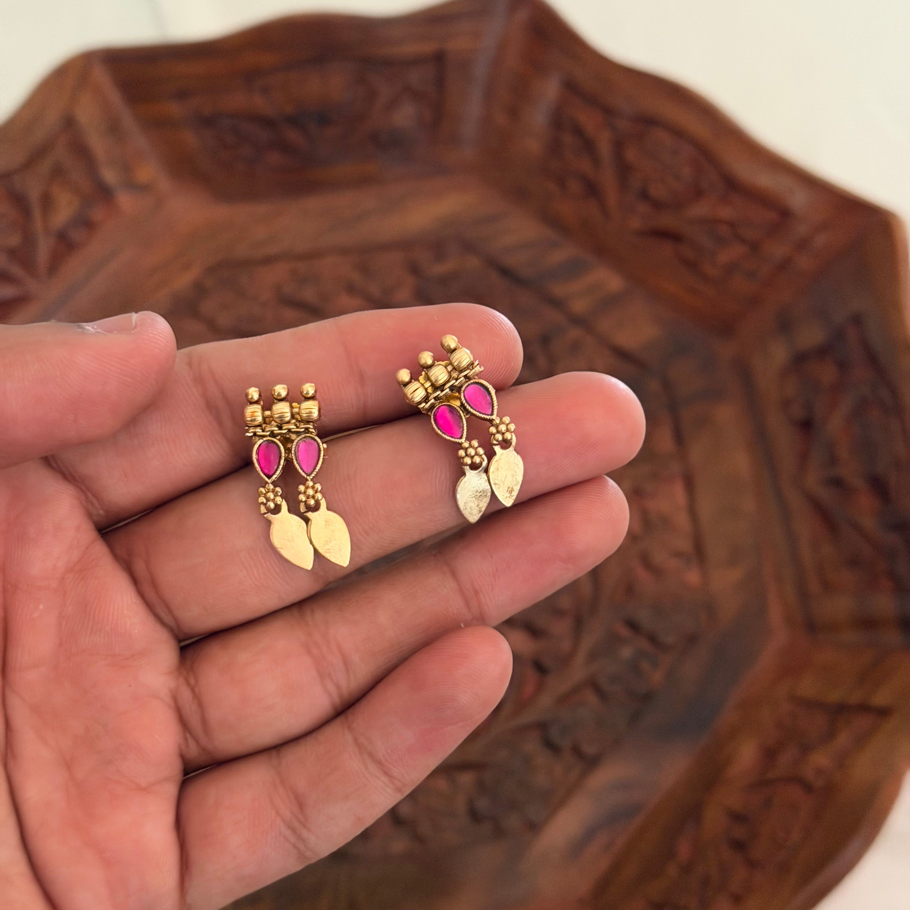 Multi Colour Elakkathali Necklace AN206 Anvika Jewels